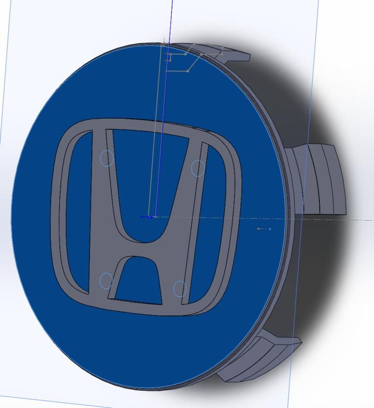 Honda Pilot wheel cup 61*57