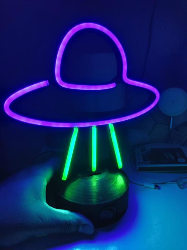 UFO Neon Sign