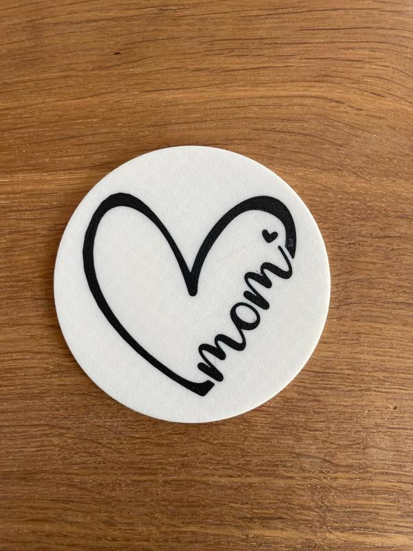 Mothers Day Coaster / Mom Heart / Gift Idea
