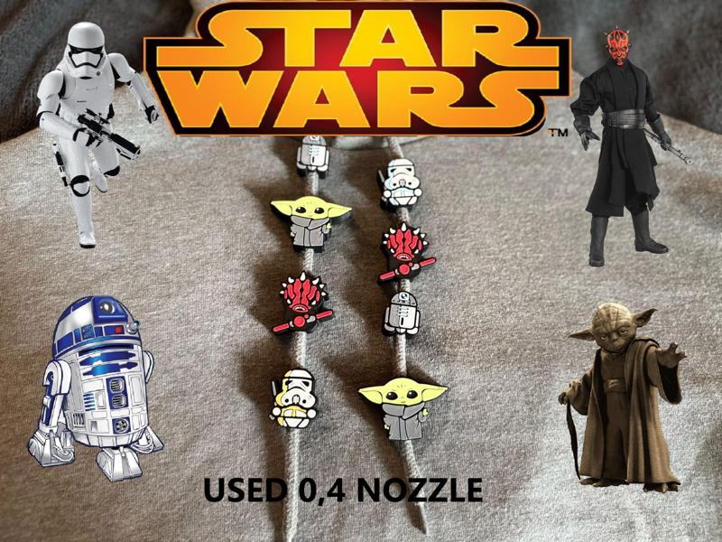 STARWARS Hoodie Drawstring Beads set