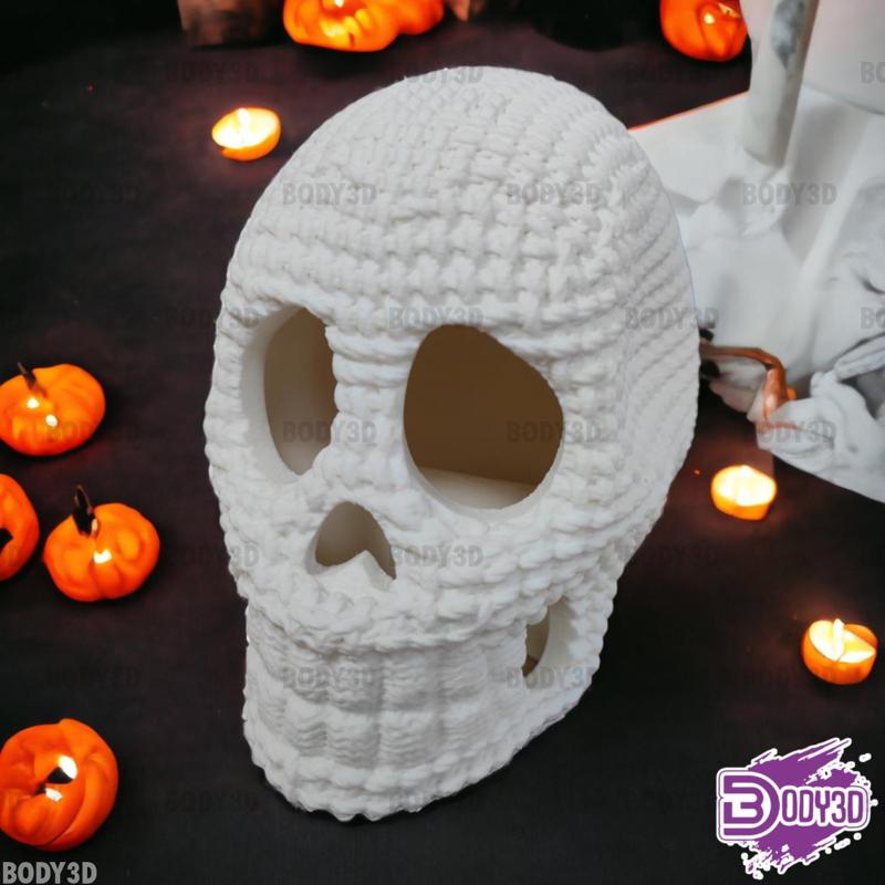 Crocheted Skull