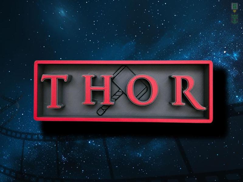 Thor Cinema Film Room Sign Box