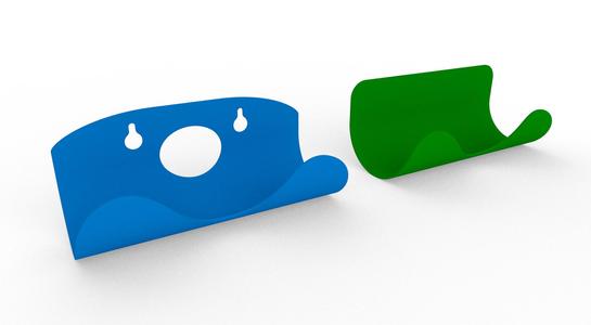 Trash bag roll holder