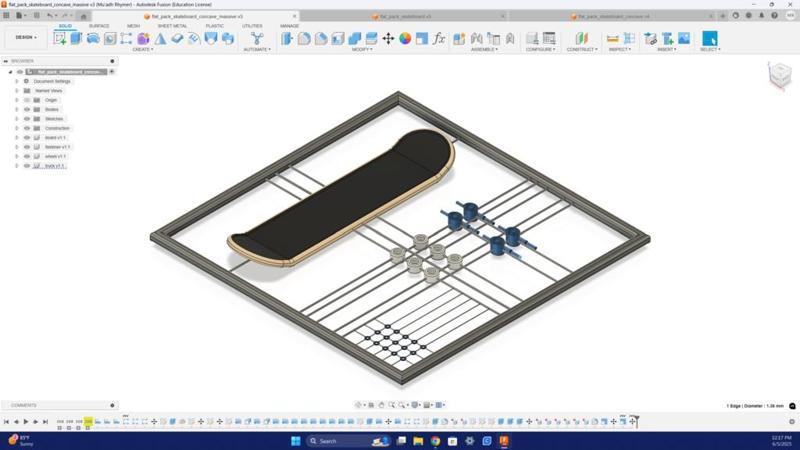 Flat-Pack Fingerboard