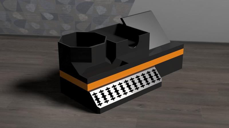 CAD Designer Desk Organizer