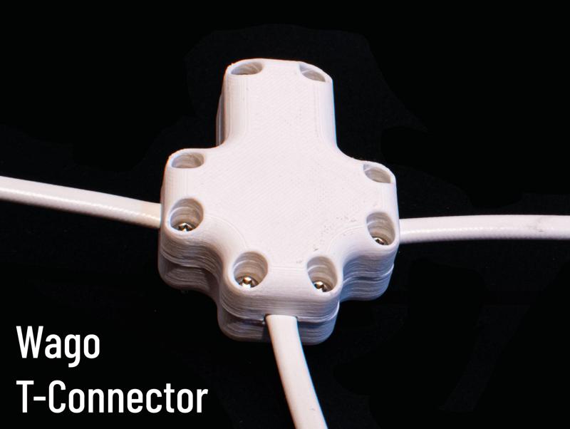 Wago 221-413 T-connector