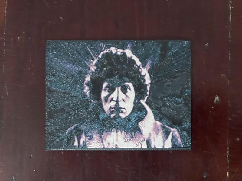 4th Dr. Who HueForge 1967 Retro TV Screen