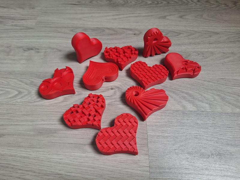 valentine's hearts set