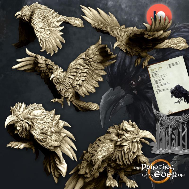 Flock of Raven Spies - Presupported