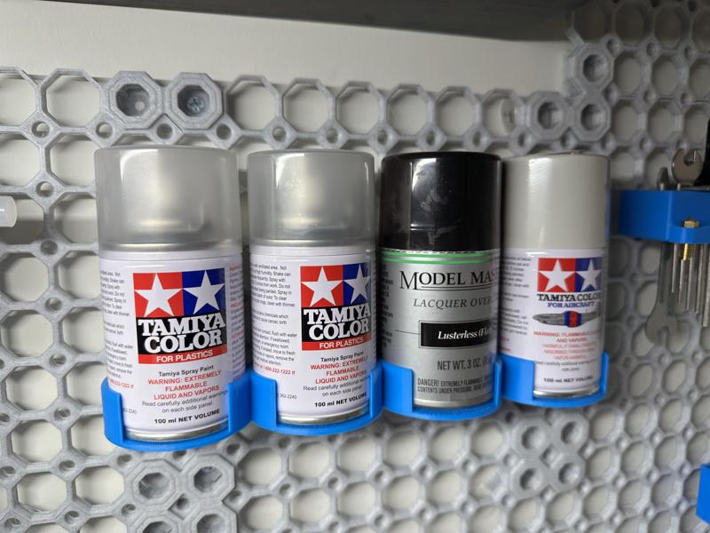 Mini 53mm Spray Can Shelf Holder for Multiboard Tamiya Cans