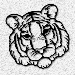 tiger wall art big cat home decor