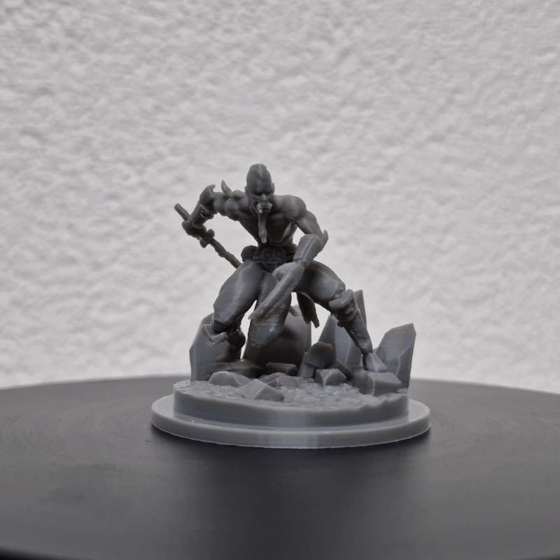 Viking Samurai Miniature Warrior Figurine