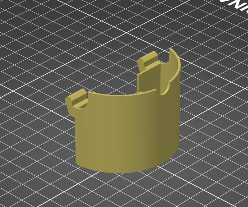 Prusa XL scrubber brush designer buckets in high mesh resolution and nozzle hole