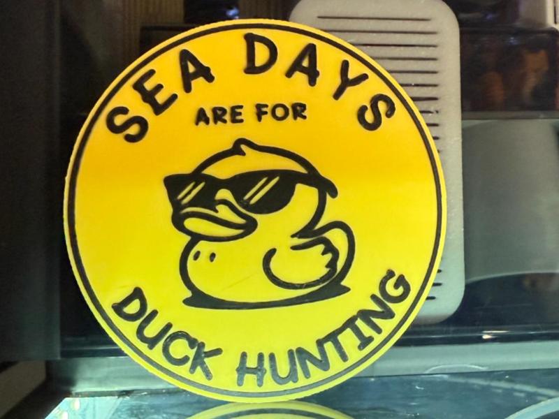 SEA DAYS ARE FOR DUCK HUNTING COASTER 