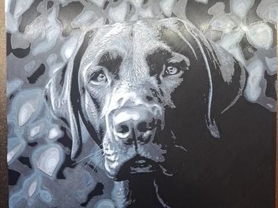 Black Labrador Hueforge