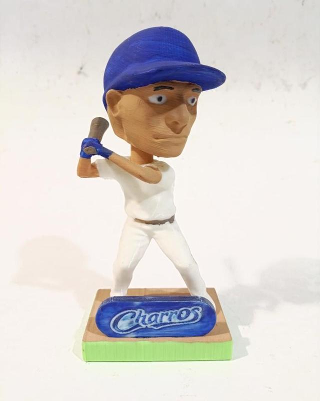 Baseball player bobble head toy