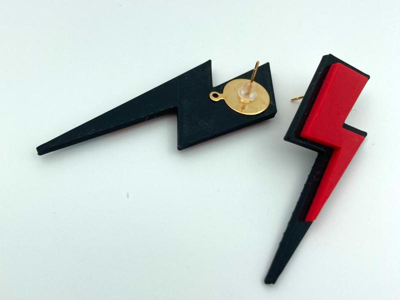 Lightning Earrings / Gleaming Earrings