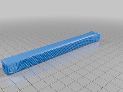 Alternate balisong handle with M5 hole