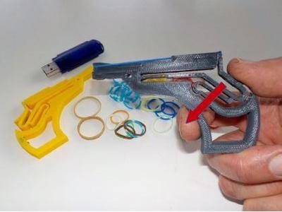Small Rubber band gun