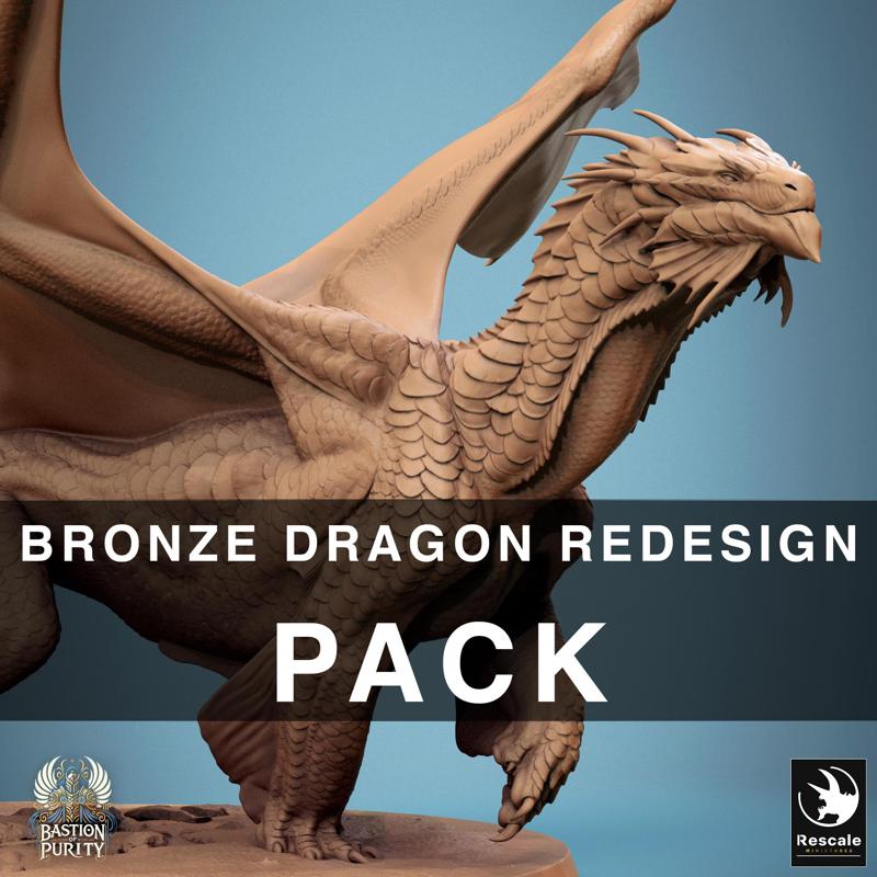 Pack Metallic Bronze Dragon 2024 Redesign