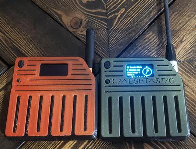 Meshtastic logo case alley-chat-ht-slim-pro-front