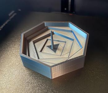 Geometric Ashtray with Poker