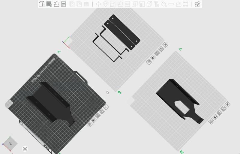 HP Z2 Mini PC Under-Desk Mount and Power Adapter Bracket