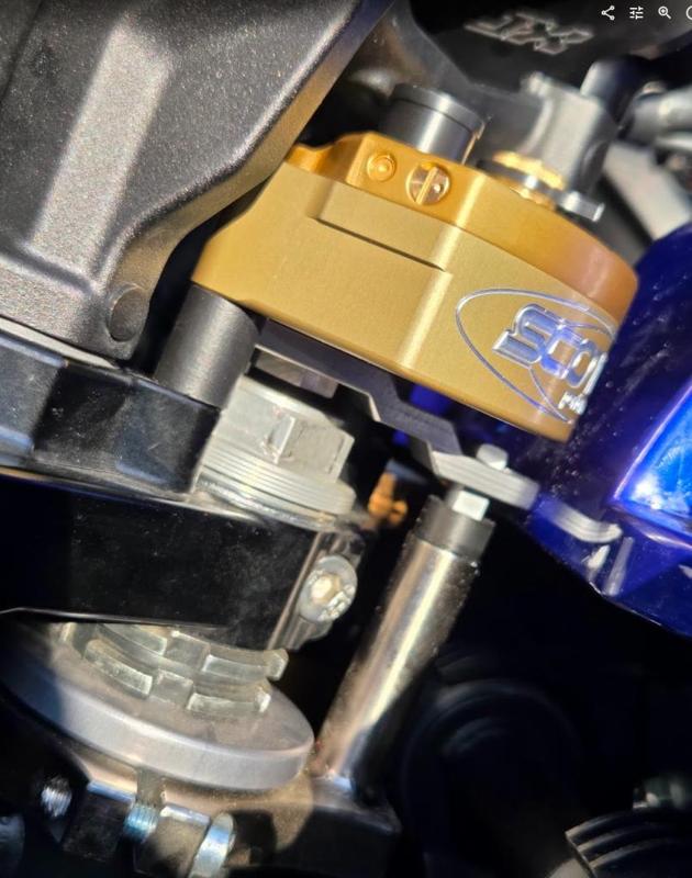 Tenere 700 T-Tech Triple Clamp Scotts Steering Damper Adapter