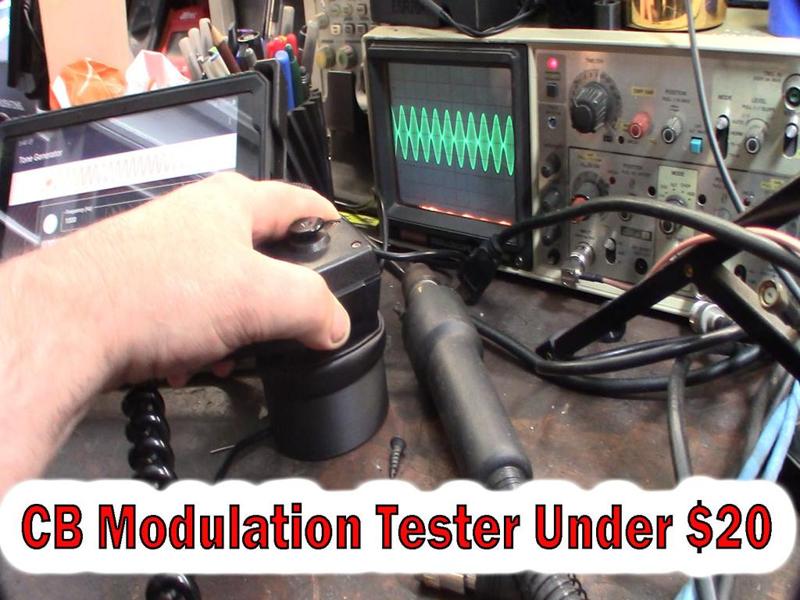 CB Radio Modulation Tester Tone Generator Foam Pad Microphone Tester.  