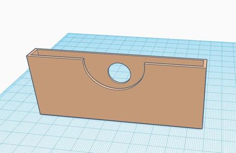 Business card box on the door can be mounted with a suction cup