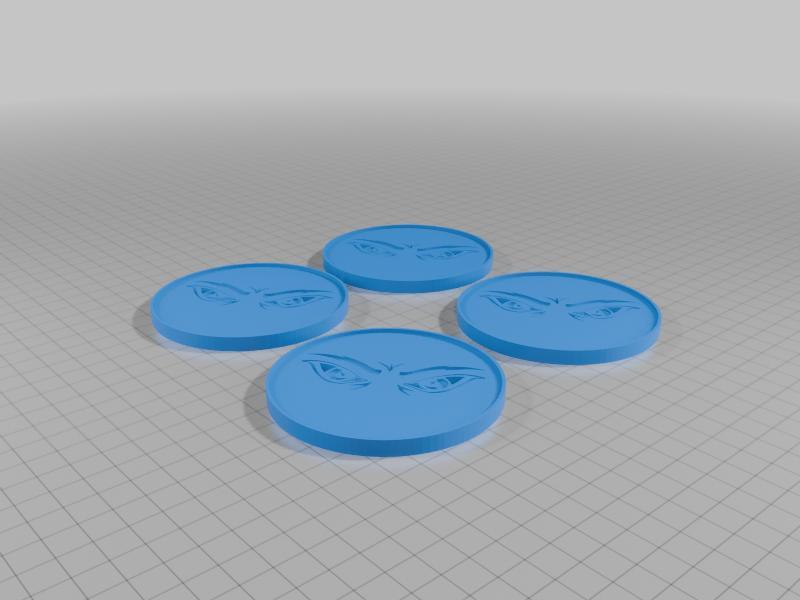 University of Cincinnati eyes coaster Multicolor Remix