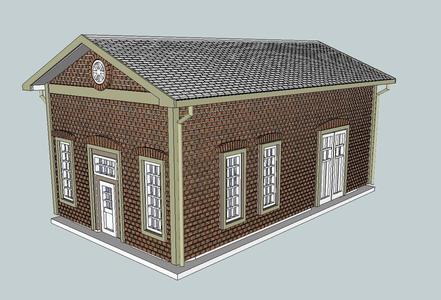 HO Scale Generator Building