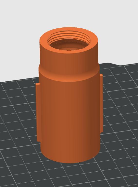 Dyson Vacuum Cleaner Adapter with Thread, Without Clip, for Vacuum Bags