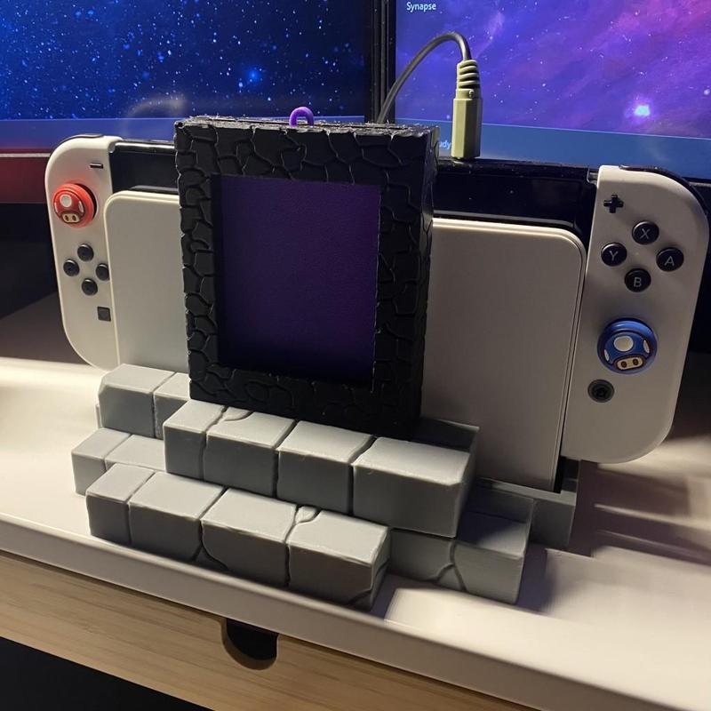 Minecraft Portal Nintendo Switch Dock