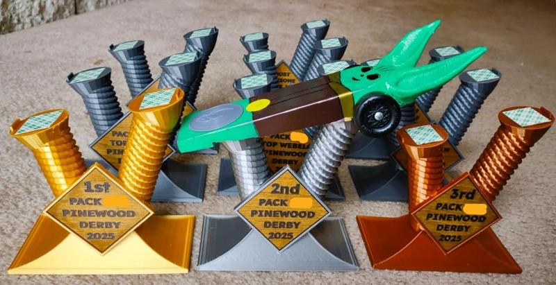 Pinewood Derby Trophy