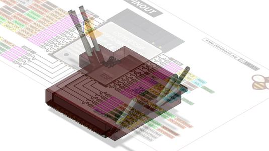 Programming jig for ESP32 Wroom modules