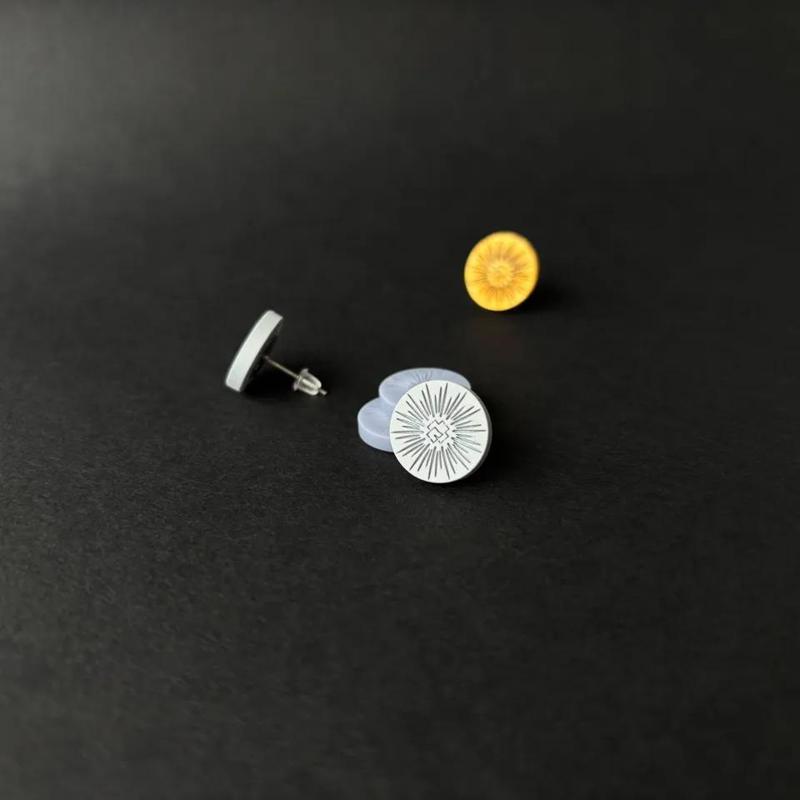 Rammstein ear stud (12 mm)   