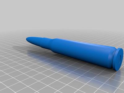 50 Cal Bullet - 1:1 Scale Model
