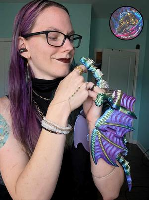 Dragon finger puppet updated