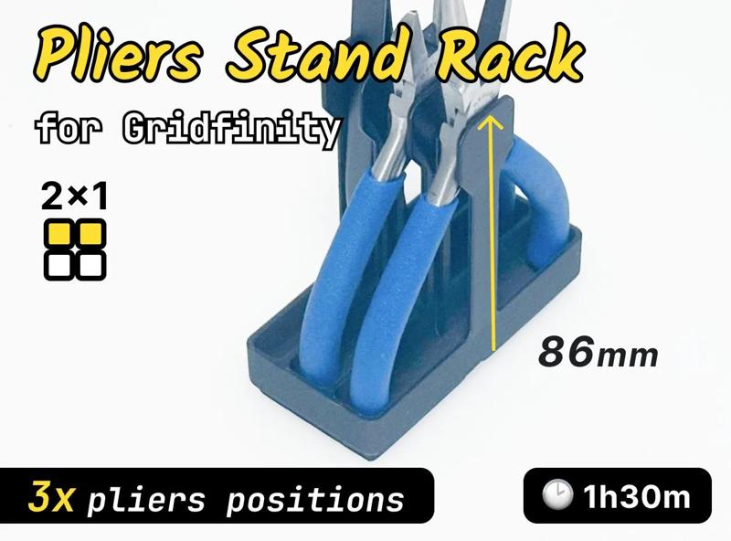 Gridfinity Pliers Rack   