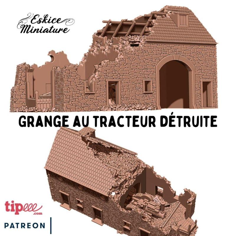 Destroyed barn - Grange - XVIII to XX period