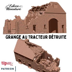 Destroyed barn - Grange - XVIII to XX period