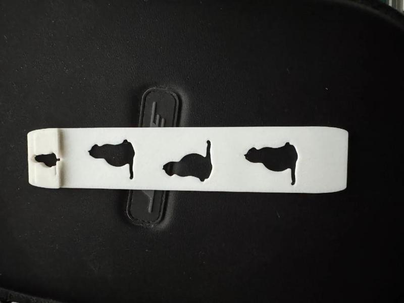 Slim Cat Bookmark with Cat silhouettes   