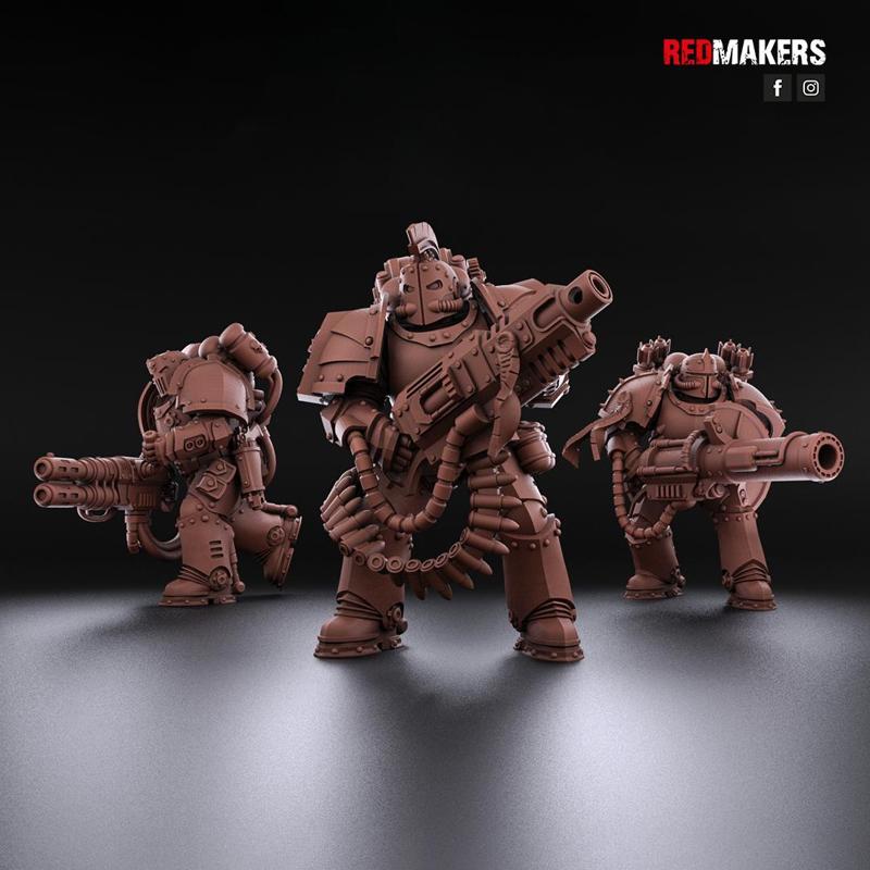 Frontline Squad Heavy Weapons - Space Knights