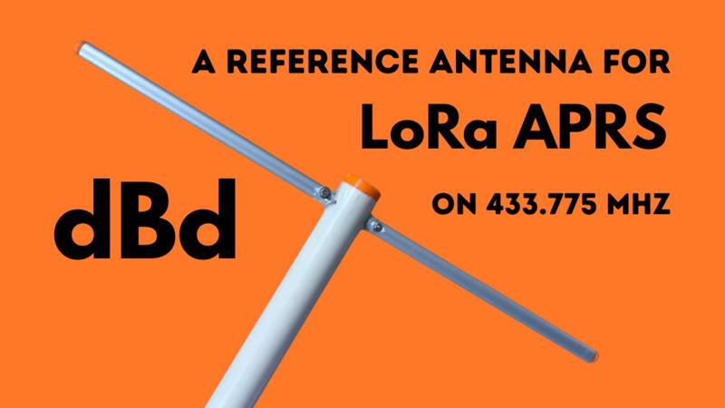 A reference antenna for LoRa APRS on 433.775 MHz