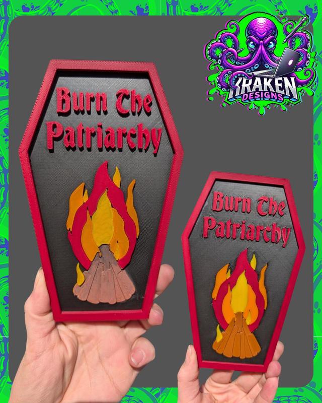 Burn The Patriarchy – FREE Wall Art File
