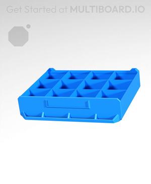 4x1x3-Deep - Grid Divided - Multibin Simple Drawer