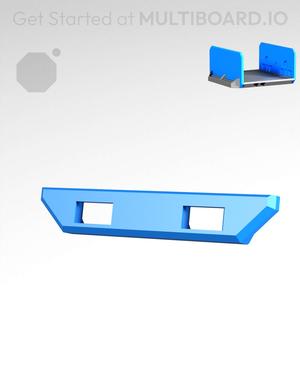1L - Base Cover - Multibin Drawer Faceplate