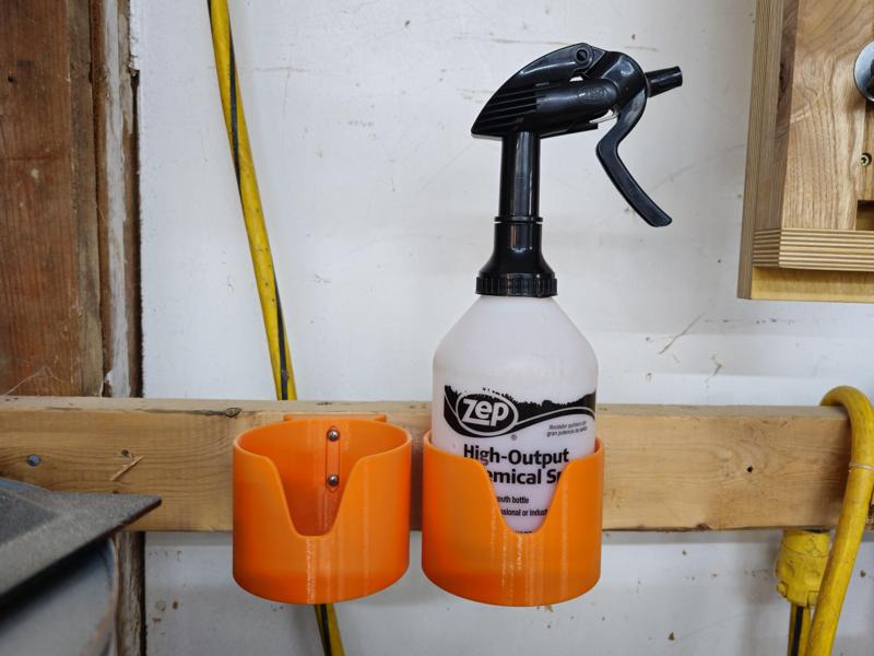 Spray Bottle Wall Mount (9 Sizes)