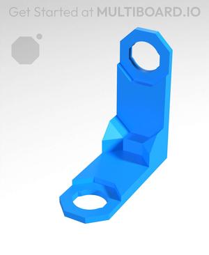 Type 1, Mid Thread Holes, 2x2 Outside Bracket